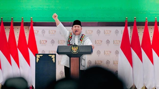 Prabowo Subianto Reaffirms Indonesia's Support for Palestine at Gontor's Centenary Event